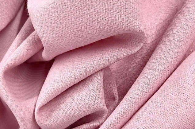 Лен декоративный, розовые ромбы