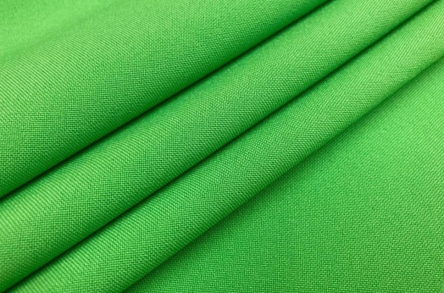 Габардин Фуа [Fuhua] ярко-зеленый, цвет 237 1