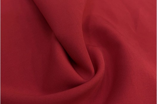 Костюмная ткань Барби, темно-красный