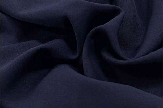 Костюмная ткань Барби, темно-синий