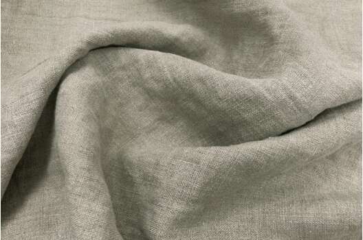 Лен умягченный с эффектом мятости 6С11 (330), цвет натуральный