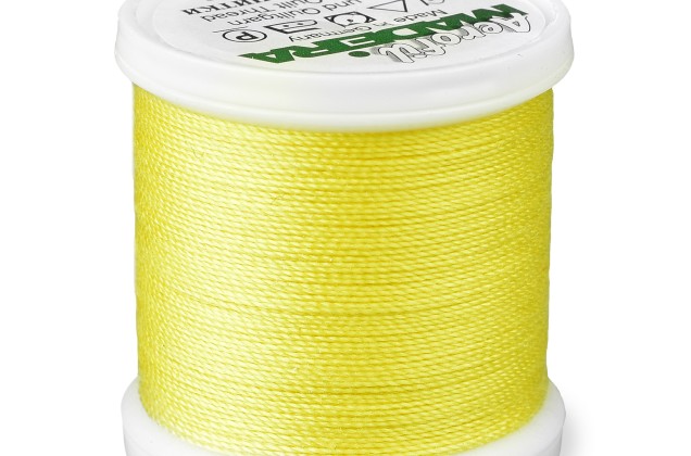 Нитки швейные для отстрочки Aerofil №35 (100) Madeira, цвет 8229-желтый
