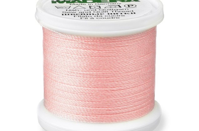 Нитки швейные для отстрочки Aerofil №35 (100) Madeira, цвет 9150-розовый