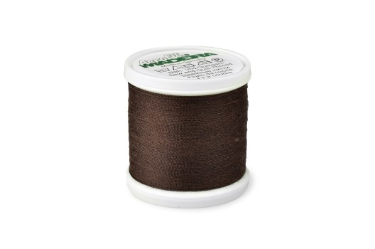 Нитки швейные для отстрочки Aerofil №35 (100) Madeira, цвет 9290-т.коричневый