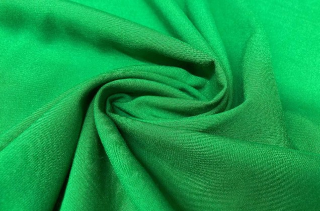 Штапель стрейч, насыщенный зеленый (239) 1
