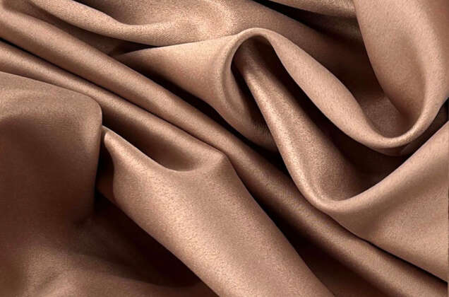 Свадебный сатин с лайкрой, кофе с молоком арт. 34 1