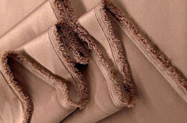 Свадебный сатин с лайкрой, кофе с молоком арт. 34 2