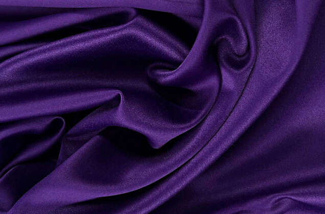 Свадебный сатин с лайкрой, фиолетовый индиго арт.  29