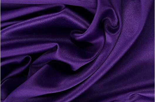 Свадебный сатин с лайкрой, фиолетовый индиго арт. 29