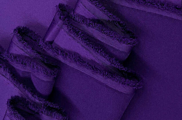 Свадебный сатин с лайкрой, фиолетовый индиго арт.  29 2