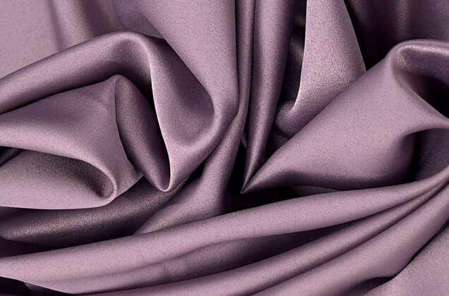 Свадебный сатин с лайкрой, серо-фиолетовый арт. 28 1