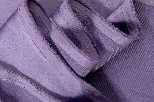 Свадебный сатин с лайкрой, лавандово-серый арт. 27 1