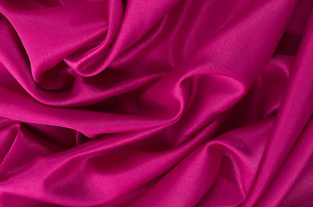Свадебный сатин с лайкрой, фуксия, арт. 21