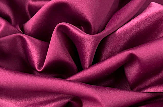 Свадебный сатин с лайкрой, пурпурный, арт. 20 1