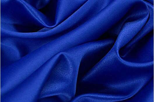 Свадебный сатин с лайкрой, синий, арт. 14
