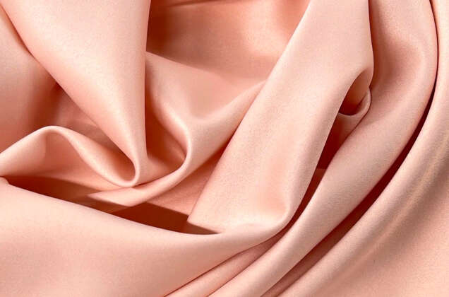 Свадебный сатин с лайкрой, розовое облако, арт. 10 1