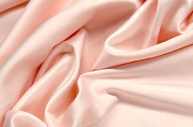  Свадебный сатин с лайкрой, нежный персик, арт. 9 1