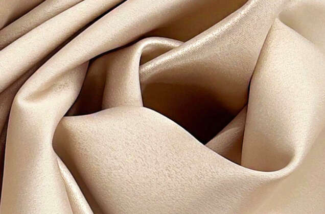 Свадебный сатин с лайкрой, песочный бежевый, арт. 6 2