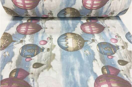 Фланель LUX 240 см, Сказочные воздушные шары