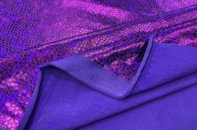Голограмма диско на масле, фиолетовый 3