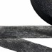 Лента флизелиновая нитепрошивная цвет: черный