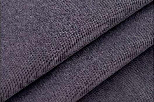 Вельвет 100% хлопок, серый, 140 см