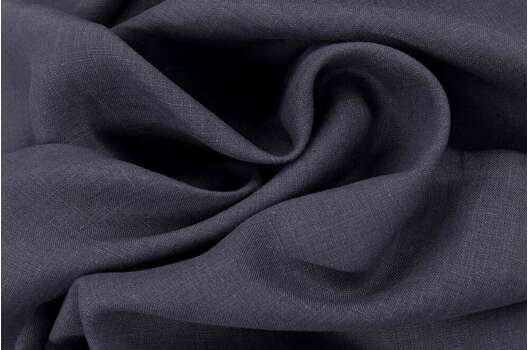 Лен костюмный c эффектом мятости 4С33 (1381), фуме